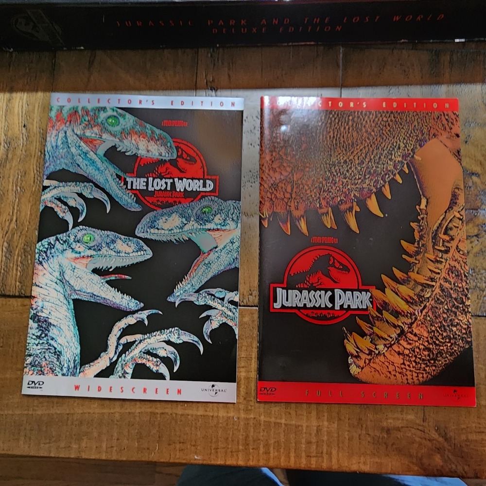 Jurassic Park & The Lost World Deluxe Edition DVD Box Set Limited 209/400 COA - Picture 10 of 11